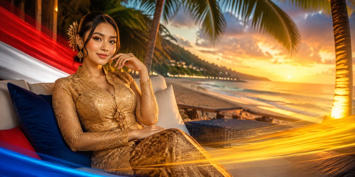 Pengguna wanita Penang memainkan slot kasino online dalam suasana santai